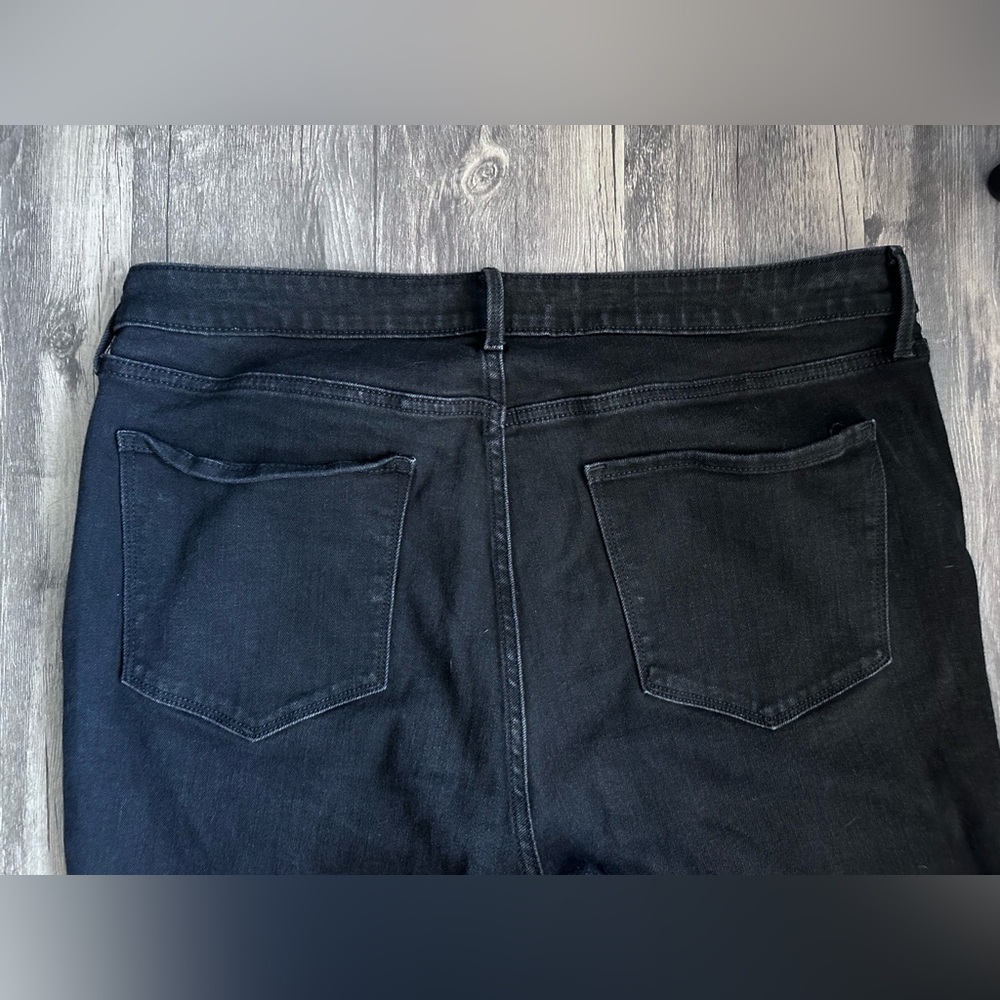 Old Navy High Rise Super Skinny Black Jeans Size 18 Women’s Black Denim - Picture 5 of 14